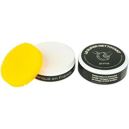 KAL-Super Nettoyant Naturel À La Pierre D'Argile Blanche ¿ Élimine Graisse, Calcaire Et Taches Rebelles ¿ Multi-Usages Sur Métaux, Plaques Et Surfaces -Haute Efficacité ¿ Fabriqué En France