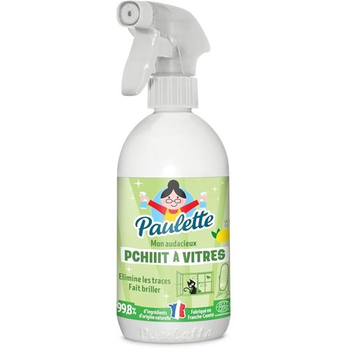 KAL-Pchi-Pchiiit À Vitres Citron -Alcool Ménager Dégraissant Pour Toute Surface En Verre, Ecocert -Fabriqué En France -500Ml