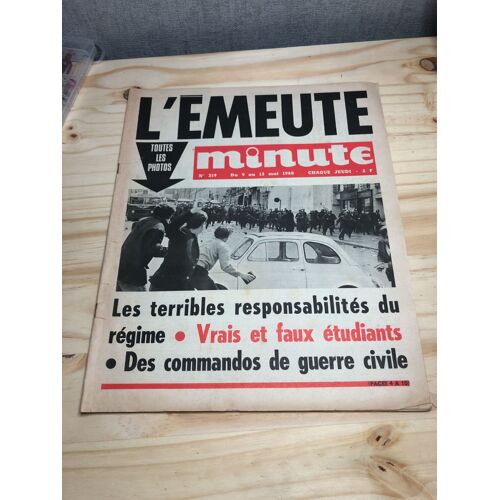 Minute N° 319 - L'émeute