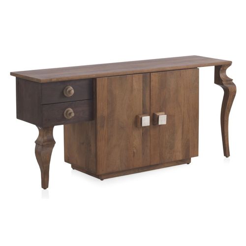 Buffet Asymétrique 2 Portes En Acacia Massif