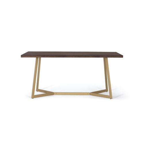 Table à manger bois de manguier et base métal 200cm