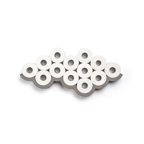 Etagère Papier Toilette Design En Béton Gris - 75x10cm