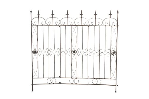 Clôture De Jardin Résistante En Métal Bronze