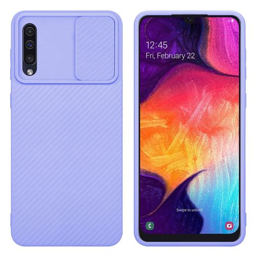 Cadorabo Housse Compatible Avec Samsung Galaxy A50 4g / A50s / A30s En Bonbon Lilas - Étui De Protection En Silicone Tpu Flexible Et Avec Protection Pour Appareil Photo