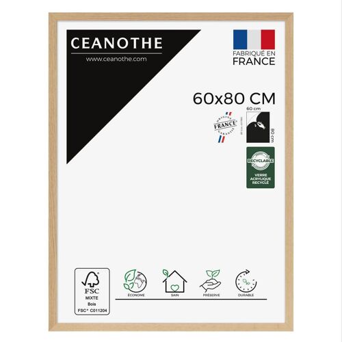 Cadre photo chêne Tara