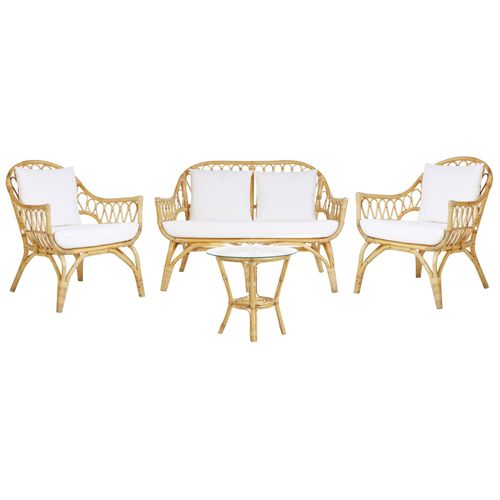Set De Jardin Rotin Naturel Sibari