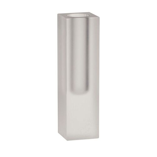 Vase en verre dépoli H18 H18