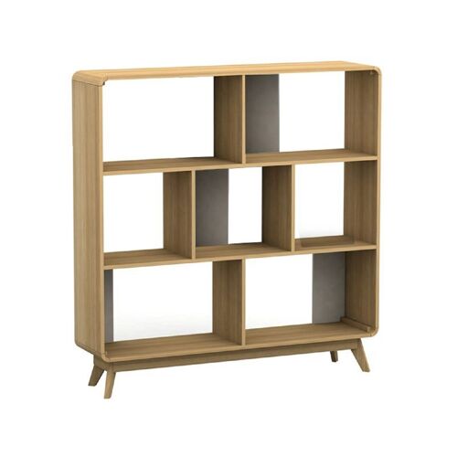 Bibliothèque en bois de chêne