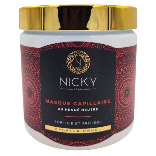 Nicky Paris - Masque Capillaire Au Henné Neutre - 