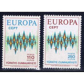 Turquie Europa Cept 1972 Neufs** Luxe
