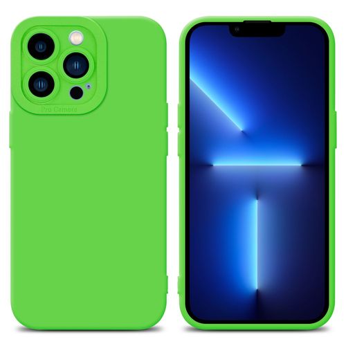 Cadorabo Housse Compatible Avec Apple Iphone 12 Pro En Fluid Vert - Étui De Protection En Silicone Tpu Flexible