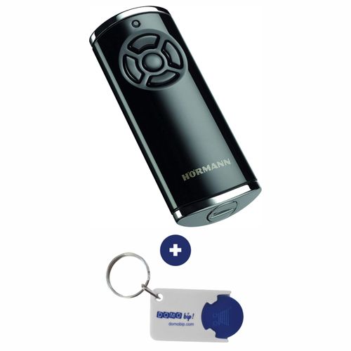 Télécommande HS 5 BS Noir Brillant Hörmann + 1 Porte-clés DOMOBIP