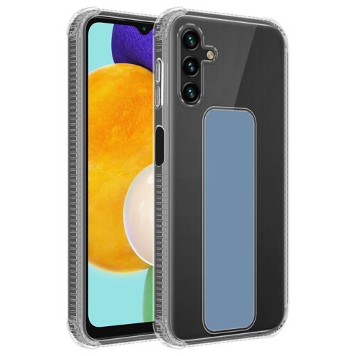 Cadorabo Housse compatible avec Samsung Galaxy A13 5G en BLEU CLAIR - Étui de protection en silicone TPU flexible avec support et fonction stand