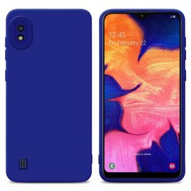 Cadorabo Housse Compatible Avec Samsung Galaxy A10 En Fluid Bleu - Étui De Protection En Silicone Tpu Flexible