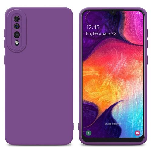 Cadorabo Housse Compatible Avec Samsung Galaxy A50 4g / A50s / A30s En Fluid Violet Mat - Étui De Protection En Silicone Tpu Flexible