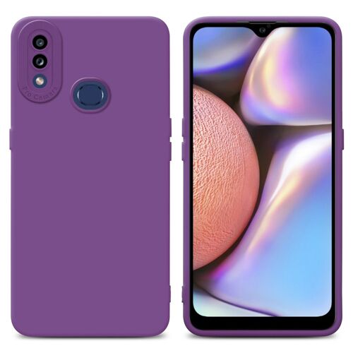 Cadorabo Housse compatible avec Samsung Galaxy A10s / M01s en FLUID VIOLET MAT - Étui de protection en silicone TPU flexible