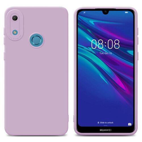 Cadorabo Housse compatible avec Huawei Y6 2019 en FLUID CRÈME - Étui de protection en silicone TPU flexible