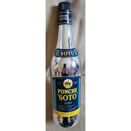 Bouteille De Liqueur (Espagne) Ponche Soto (1 Litre) Années 1990