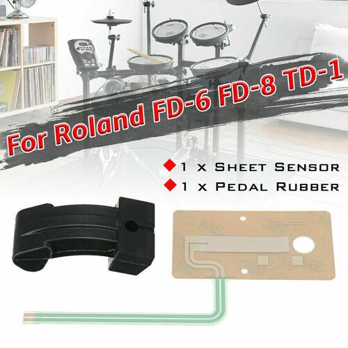 Caoutchouc De Pédale Et Capteur De Feuille Actionneur Pour Roland Drum Hi Hat Pedal Rubber Part Circuit Fd-8 Td-1