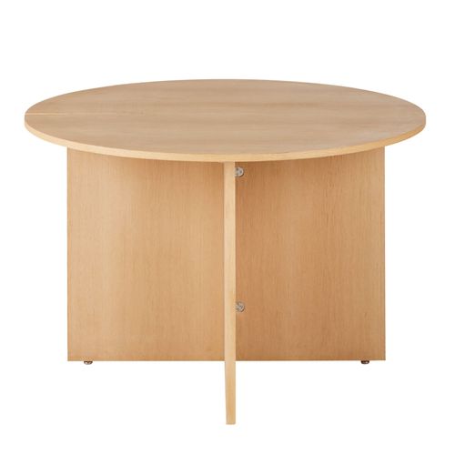 Table À Manger Ronde Extensible 6 Personnes L120/65