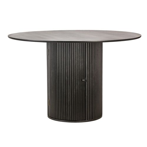 Table à manger 6 personnes en pin noir D120