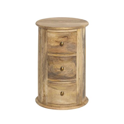 Chevet en bois marron 60x40 cm