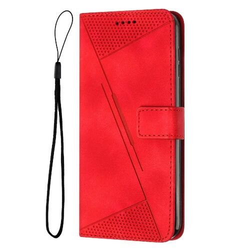 Étui Pour À Basdernier Infinix Gt 20 Pro 5g Cuir Pu Bicelle Portefeuille Insertion De Carte - Rouge