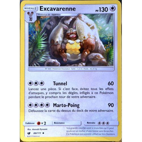 Carte Pokémon - Excavarenne - 88/111 - Invasion Carmin