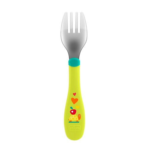 Mes Premiers Couverts Bouts Inox - X2 - Vert