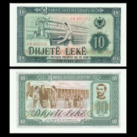 Billet Albanie 10 Leke