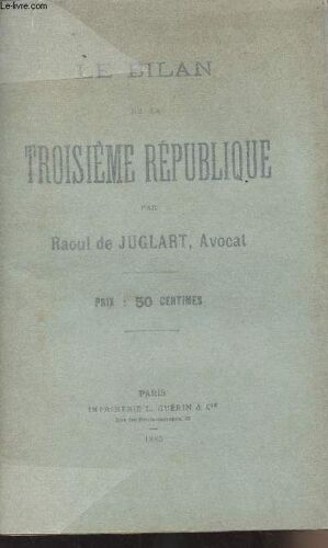 Le Bilan De La Troisième République