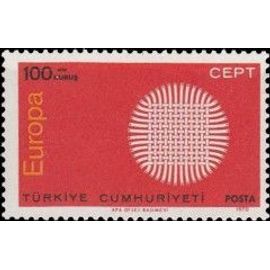 1 Timbre Neuf Europa Turquie 1970