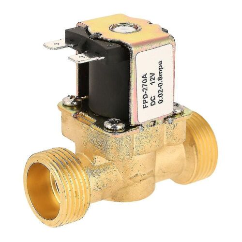 Dc 12v G3/4 Électrovanne électrique normalement fermée, électrovanne en laiton, électrovanne Nc (g3/4 D