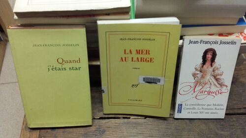 Lot De 3 Livres De Jean-François Josselin : Quand J'étais Star - Marquise