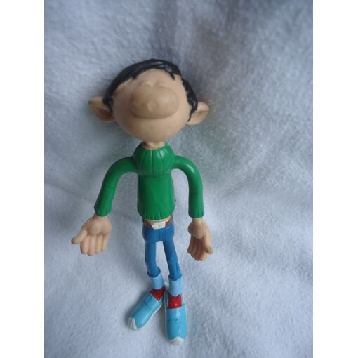 Figurine Gaston Lagaffe Quick – 12cm Avec Réveil Et Oreiller, Neuve