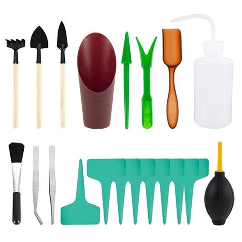 Jardinage 20 Pieces Ensemble Planteur Transplanteur Pelle Râteau Presser Bouilloire Jardinage En Pot Micro-Paysage Ensemble D'outils, Outils De Jardinage Ensemble 20 Pieces