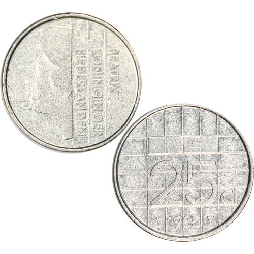 Pays-Bas - 25 Cts - 1985 - V217