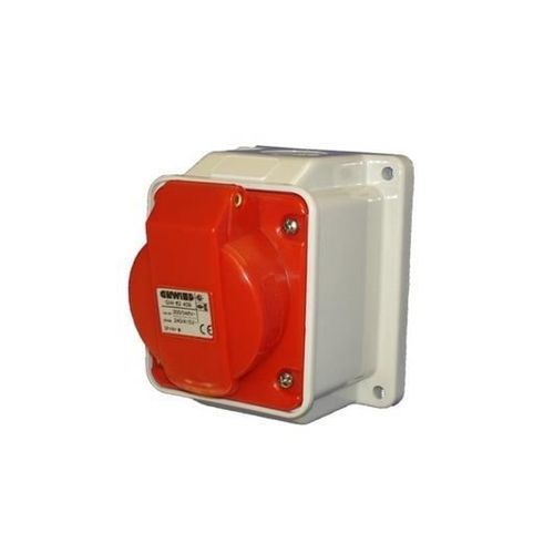 Gewiss GW62408 - Socle De Prise saillie 10° 3P+T 16A 400v 6h
