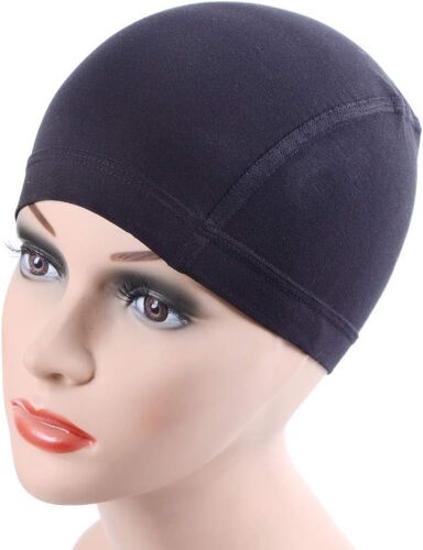 Kalanka-1 Pièce Wig Cap Bonnet En Bambou Bonnet De Perruque Élastique Pour Perruques (Noir) 
