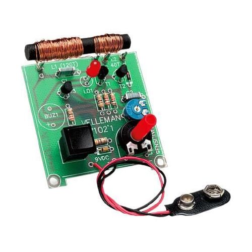 Whadda détecteur de métaux LED 9V 56 x 64 mm vert