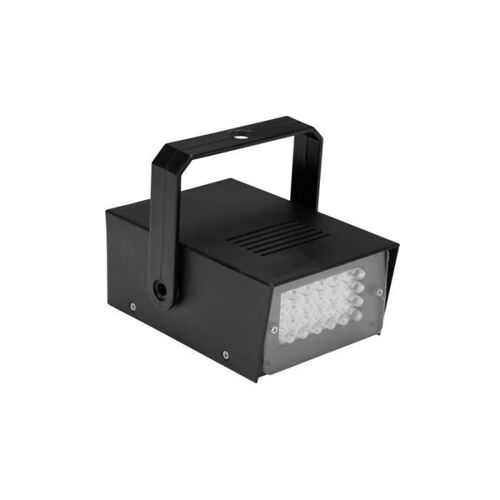 Mini stroboscope à leds blanches - 24 leds - sur piles