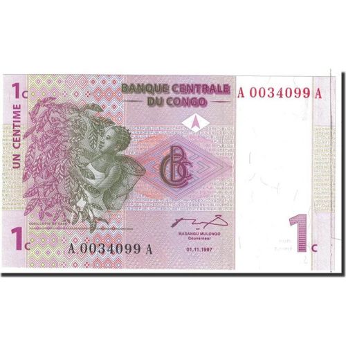 Billet Congo 1 Moja