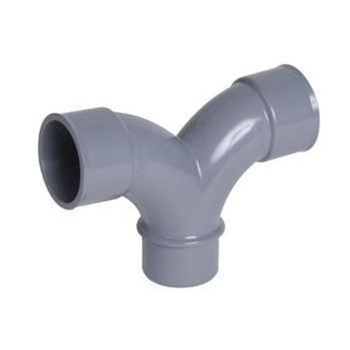 Coude double en PVC diamètre 100, mâle femelle