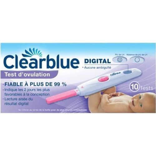 Clearblue 10 Tests D'ovulation Digital Yy25 