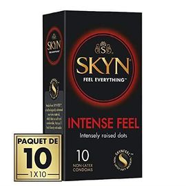 Préservatifs Skyn Intense Feel Texture Intensément Perlée - Paquet De 10