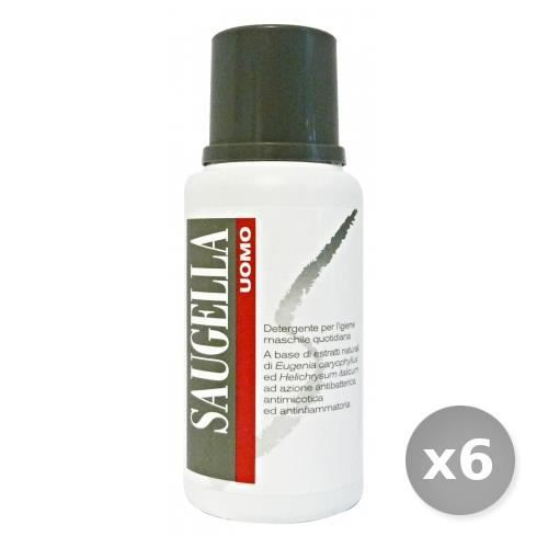 X6 Saugella Paraf. Savon Intime Homme 200 Ml Soaps Et Cosm?Tiques Multicolore