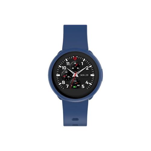 MyKronoz ZeRound3 Lite - Bleu marine - montre intelligente avec bande - silicone - bleu marin - affichage 1.2" - 256 Mo - Bluetooth - 40 g