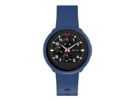MyKronoz ZeRound3 Lite - Bleu marine - montre intelligente avec bande - silicone - bleu marin - affichage 1.2" - 256 Mo - Bluetooth - 40 g