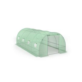 Serre Tunnel De Jardin En Polyéthylène Renforcée - 18 M²