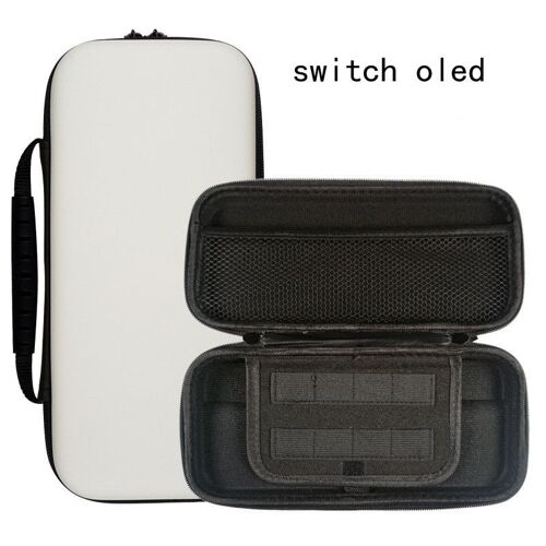 Housse De Protection Compatible Avec Nintendo Switch Oled Modèle 2021&switch, Étui De Rangement Avec 8fentes Pour Carte De Jeu, Coque En Pu Portable Pour Manette & Accessoires